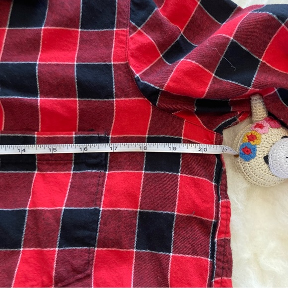 PERFECT SHIRT SOFT BUFFALO PLAID FLANNEL WOMEN SHIRT - MED/LG - Picture 6 of 8